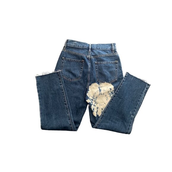 Tie Dye High Waisted Straight Leg Jeans women‎ size 28 - Picture 5 of 11